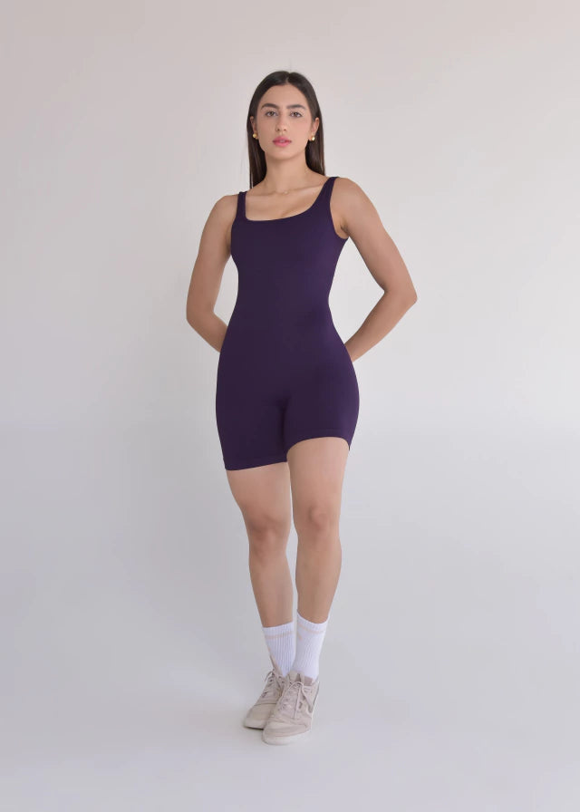 Macaquinho Seamless Sem Costura Borgonha Basic