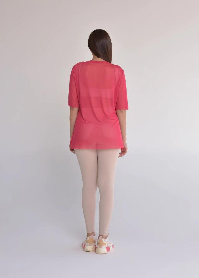 Blusa de Tule Nina Melancia