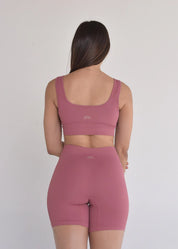 Top Seamless Sem Costura Rosa Seco