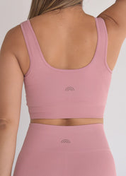 Top Seamless Sem Costura Rosé