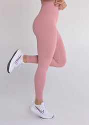Calça Legging Seamless Sem Costura Rosé