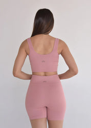 Shorts Seamless Sem Costura Rosé