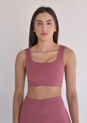 Top Seamless Sem Costura Rosa Seco