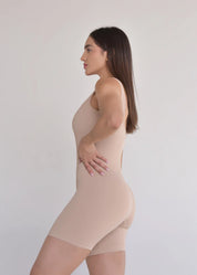 Macaquinho Seamless Sem Costura Nude Basic