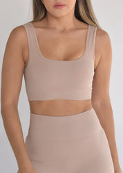 Top Seamless Sem Costura Nude