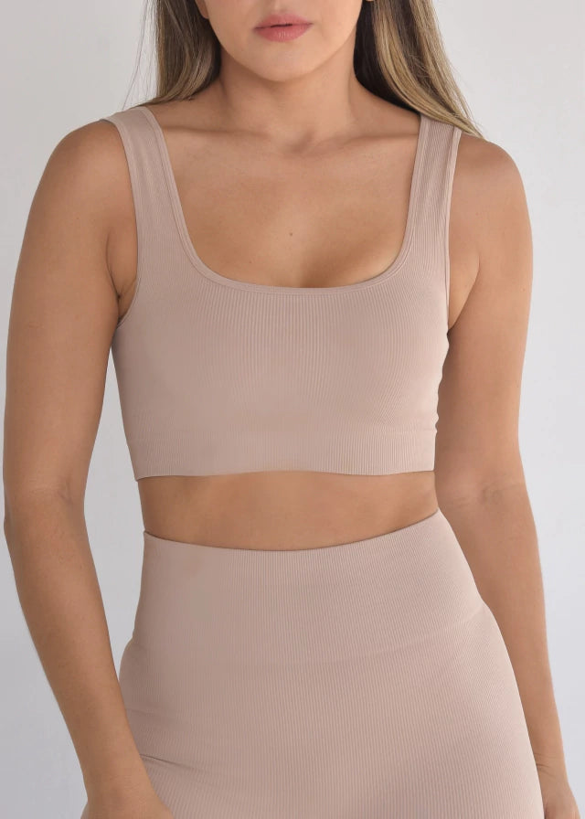 Top Seamless Sem Costura Nude