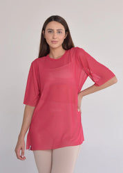 Blusa de Tule Nina Melancia