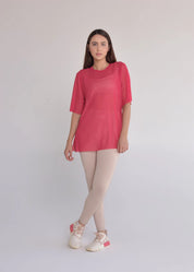 Blusa de Tule Nina Melancia