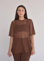 Blusa de Tule Nina Cacau