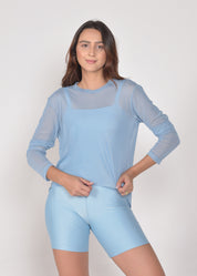 Tapa bumbum Tule Olívia Azul candy