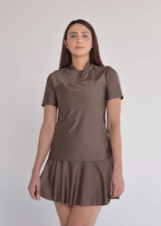 Blusa Match Castanho