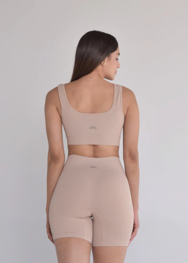 Shorts Seamless Sem Costura Nude