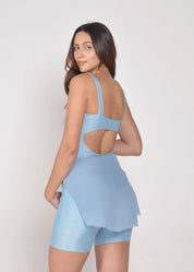 Tapa bumbum Tule Olívia Azul candy