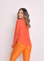 Tapa bumbum Tule Olívia Tangerina