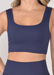 Top Seamless Sem Costura Marine