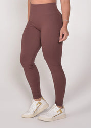 Calça Legging Seamless Sem Costura Cacau